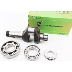 Коленвал R185N/R190N (Dболта-М12x1,5, Dшейки-52мм, H-105мм)+подшипники+шестерня Viper