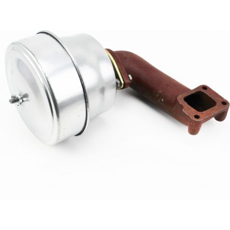 Фільтр повітряний GZ195 тип 6, з коліном, металевий корпус Китай