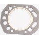 Прокладка головки цилиндра R195NM-95мм (вн. кольцо с выступом, медное) Китай