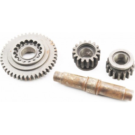 КПП-Вал диференціала+шестерня Z-43+шестерня-2шт Z-16, к-кт 4шт 81-1 Китай