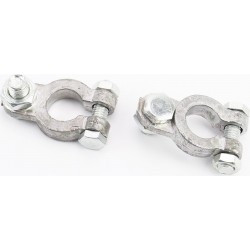 Клеми на акумулятор (пара+d-17,5мм та-d-16мм), свинець Китай