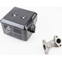 Глушитель с коленом 173F/177F/182F/188F/190F Китай