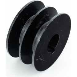 Шкив под коленвал, d-25мм (D-75мм, 2-х ручейковый, два паза под ремень SPA, металл) 173F/177F/182F/188F/190F Китай