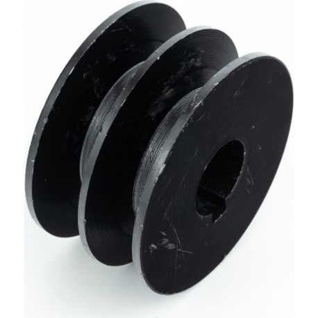 Шкив под коленвал, d-25мм (D-75мм, 2-х ручейковый, два паза под ремень SPA, металл) 173F/177F/182F/188F/190F Китай