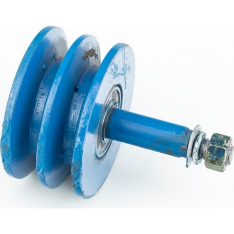 Ролик ремня натяжной (два паза под ремень SPB), D-85мм Китай