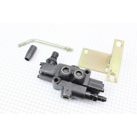 Распределитель гидравлический 1-секционный BDL-L40-MT+кронштейн Китай