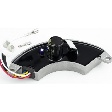 Реле напруги AVR однофазне 4-6кВт (корпус-сегмент, алюміній, контакти-2 "мама"+4 "тато", 250V, 470µF) Китай