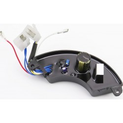 Реле напруги AVR трифазне 4-6кВт (корпус-сегмент, пластик, контакти-2 "мама"+2 "тато"+4 "тато", 250V, 470µF) Китай