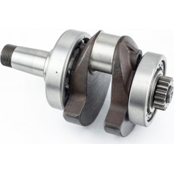 Колінвал ZH1115 (Dцапфи-70мм, Dшийки-68мм, Dцапфи-60мм)+підшипники+шестерня, запресований TATA