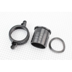 Переходник мотопомпы с фланца на шланг, пластмасса к-кт 3шт, 3" (74мм) Китай