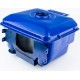 Бак топливный R195NM, 260x230x200мм, потайная горловина, отверстие под кран топливный, синий Китай