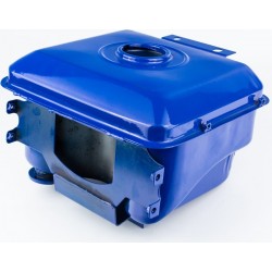 Бак паливний R195NM, 260x230x200мм, потайна горловина, отвір під кран паливний, синій Китай