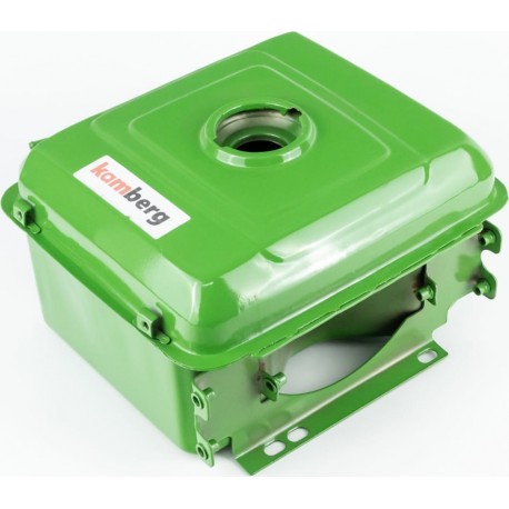 Бак топливный R190N, 270x210x165мм, потайная горловина, отверстие под кран топливный, зелёный KAMBERG