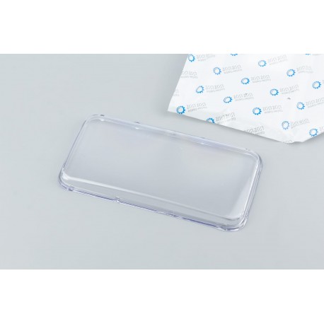 Скло передньої фари (195x100мм) R195NM (пластик) TATA