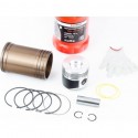 Поршневая R190N к-кт, поршень 95мм STD (форкамера "Конус", тефлоновое покрытие)+гильза+манжеты KAMBERG