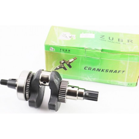 Колінвал 178F ZUBR-178H-WT (Dшийки-38мм, H-105,5мм) під шліць+шестірні+підшипник, запресований Viper