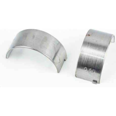 Вкладыш шатуна (d-43мм, D-46мм, h-20,5мм) 192F к-кт 2шт+0,50 Китай