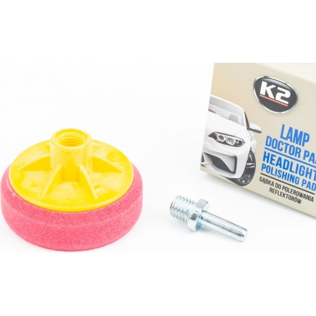 Губка для механической полировки фар "K2 LAMP DOCTOR PAD", ? 80mm K2