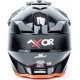 Шлем кроссовый X CROSS (стандарт DOT/ECE) М (57-58см), чёрно-оранжевый AXOR