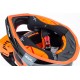 Шлем кроссовый X CROSS (стандарт DOT/ECE) М (57-58см), чёрно-оранжевый AXOR