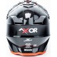 Шолом кросовий X CROSS (стандарт DOT/ECE) S (55-56см), чорно-помаранчевий AXOR