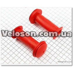 Ручки руля детские 95мм, красные PVC-138A FB ONE