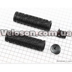 Ручки руля 100мм под грипшифт, черные PVC-111B FB ONE