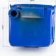 Бак топливный R195NM, 280x240x165мм, потайная горловина, отверстие под шланг топливный, синий Китай