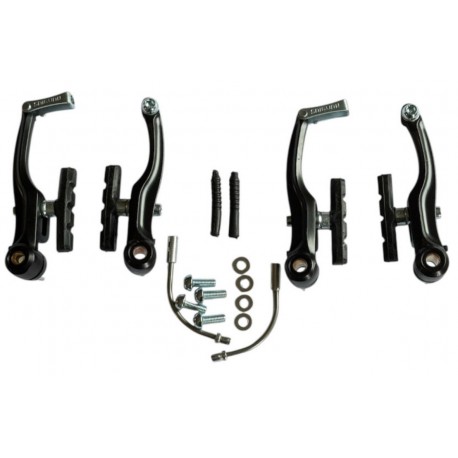 Гальмівний набір CB-144 V-Brake алюміній колодка 60 мм чорний