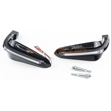 Tekken 250 Защита для рук лев., прав. LED (комплект 2шт) чёрная K moto