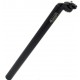 UNO штир підсід., Чорний, Алюмін., Діа: 30,0мм, Довжина: 400мм (див. каталог)