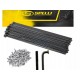 Спицы велосипедные Spelli SLE BLK-288 черная 100 шт с ниппелем