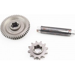 Редуктор фрезы R175/180N/190N/195N-Вал первичный+звезда Z-12+Шестерня Z-49 101-2 Китай