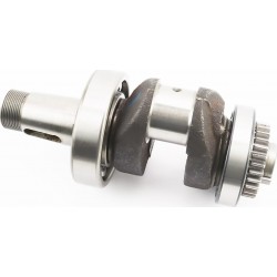 Колінвал R185N/R190N (Dболта-М12x1,5, Dшийки-52мм, H-107мм) +підшипники+шестерня, запресований Китай