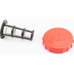 Крышка бака топливного+сито (под потайную горловину), пластик Китай