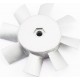Крильчатка вентилятора, алюміній D-160мм Китай