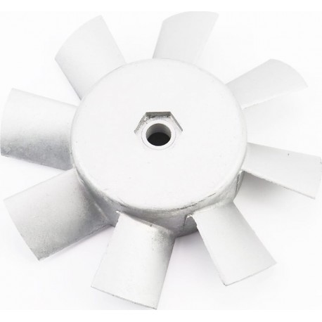 Крильчатка вентилятора, алюміній D-160мм Китай