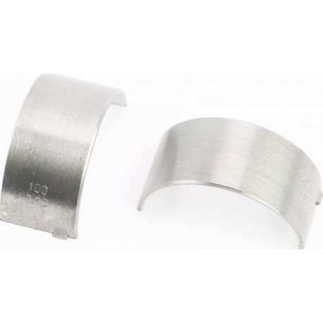 Вкладыш шатуна (d-40мм, D-43мм, h-20,5мм) 186F/188F к-кт 2шт STD TATA