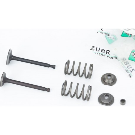 Клапана впускной (H-84/ D-30/ d-6,5), выпускной (H-83/ D-26/ d-6,5) к-кт 2шт 73F/177F+пружина-Viper