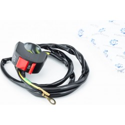 Кнопка остановки двигателя c проводом на руль, два провода 168F/170F/173F/177F/182F/188F/190F Тип 3 TATA