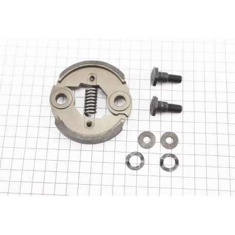 Сцепление (короткая пружина), D-76мм металл, + болты + шайбы, к-кт, на блистере Китай