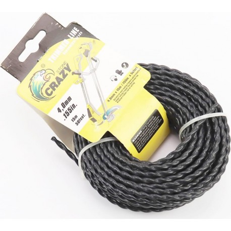 Леска, d-4,0мм 15м "сверло" (разные цвета) Китай