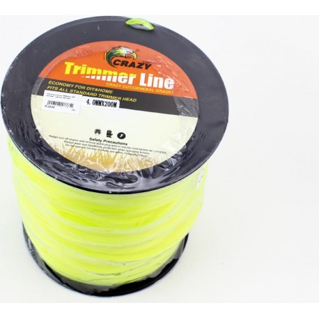 Струна косильна d-4,0мм 200м "зірка" Китай