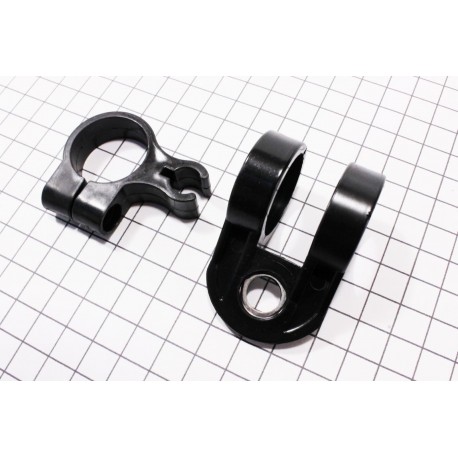 Крепление троса газа и ремня к трубе, к-кт 2шт Китай