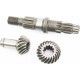 Вал редуктора нижнього + шестерня 2шт 9T, к-кт 3шт Китай