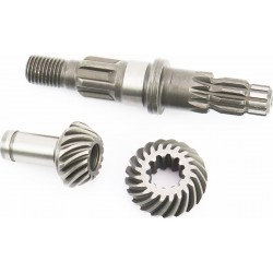 Вал редуктора нижнього + шестерня 2шт 9T, к-кт 3шт Китай