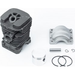 Циліндр, к-кт (цпг) 41мм (палець 10мм), чорний + піддон Partner-350/351/352/371/390/391/420/2035,  Китай