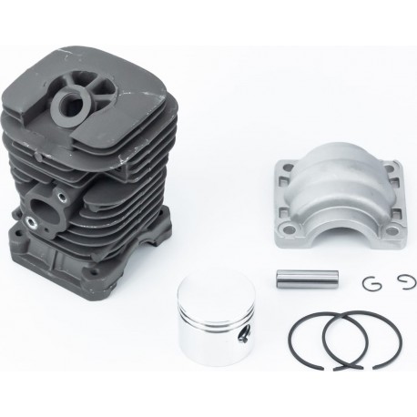 Циліндр, к-кт (цпг) 41мм (палець 10мм), чорний + піддон Partner-350/351/352/371/390/391/420/2035,  Китай