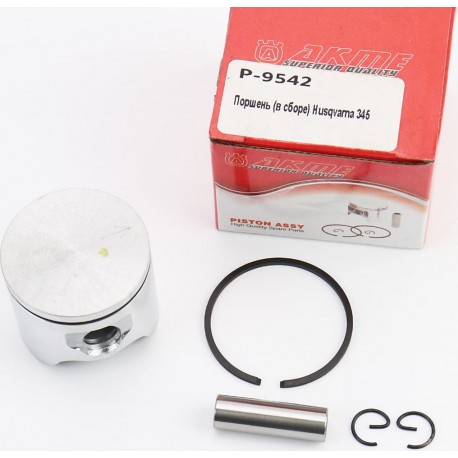 Поршень, к-кт Husqvarna-345 42мм (палець 10мм) AKME