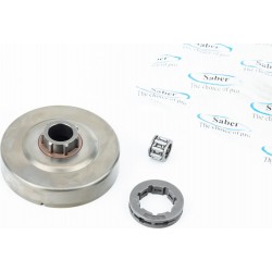 Тарелка сцепления + звезда 3/8-7 MS-341/361/362/380/381/440/441/460 + подшипник SABER